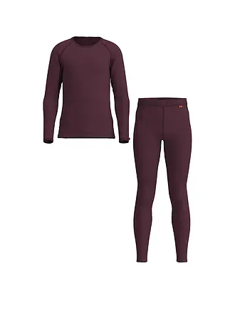 LÖFFLER | Kinder Unterzieh Set TRANSTEX® WARM | dunkelrot